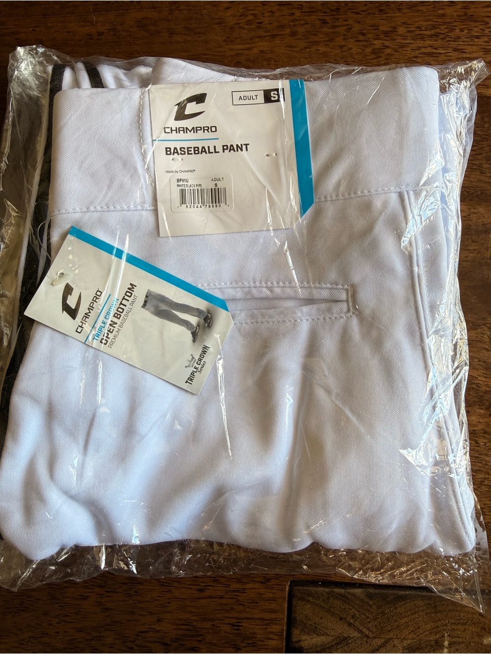 Champion Men’s Triple Crown Baseball Pants - adult size Small